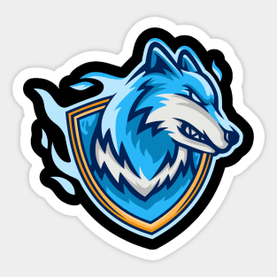 The Alpha Wolf Sticker